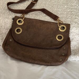 Brown Leather Shoulder Bag